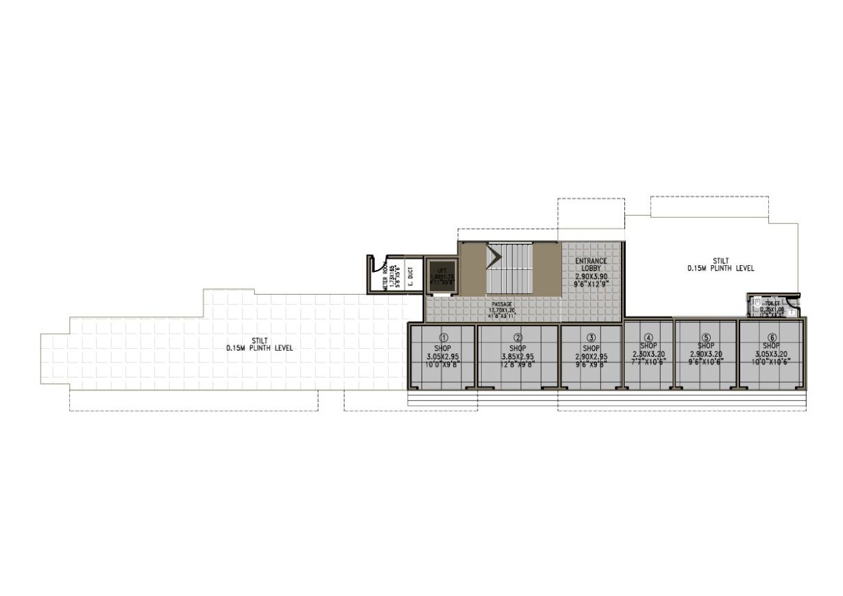 BUILDING NO 2 GROUND FLOOR PLAN